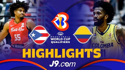 colombia vs puerto rico baloncesto en vivo
